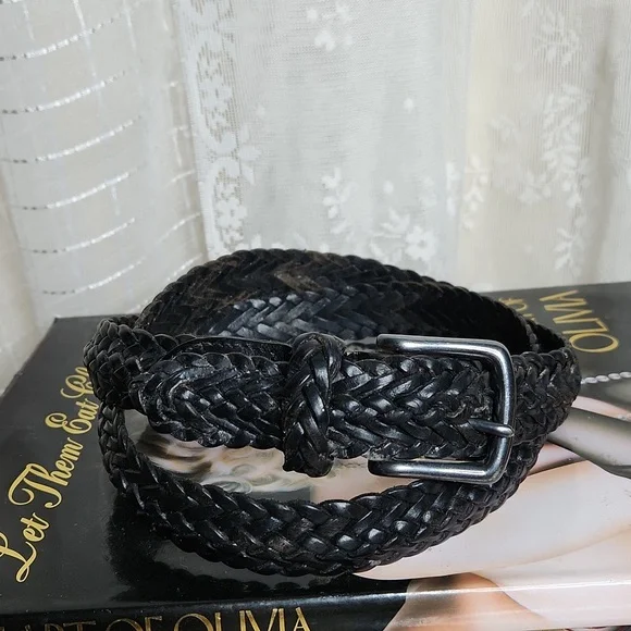 Coach | Accessories | Coach Black Braided Leather Belt 